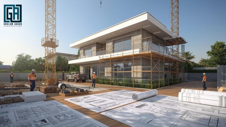 Construction Company in DHA Lahore – GA Constructions building luxury homes and commercial projects